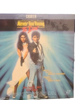 NEVER TOO YOUNG TO DIE Laserdisc (1987) John Stamos Gene Simmons NEW SEALED MINT - Image 1 of 4