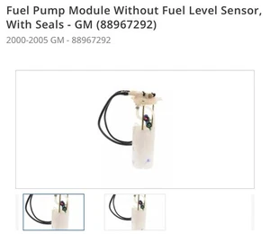 NEW OEM Fuel Pump Module W/o Fuel Level Sensor, 2000-2005 Malibu Grand Am Sunfir - Picture 1 of 1