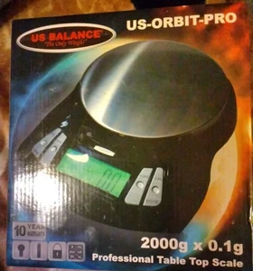 US-ORBIT-PRO- US BALANCE TABLETOP DIGITAL SCALE- Full Size W/bowl - Picture 1 of 3