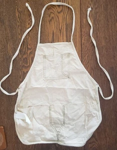 Vintage Rare 1940s 1950s Canvas Shop Apron for Tools, Art, Carpetering, Garden. - Picture 1 of 7