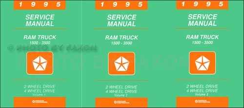 1995 Dodge RAM Camioneta Camión Tienda Manual 1500 2500 3500 Gas Y Diesel Repair - Imagen 1 de 4