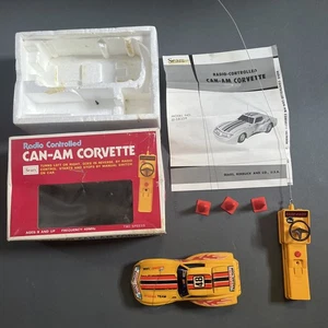 Vintage Sears 58359 R/C Car Can-Am Corvette 1980 In The Box. Tested Works - Picture 1 of 15