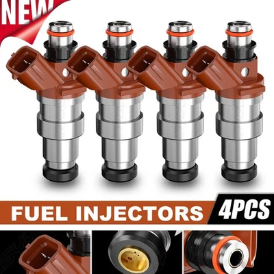 4Pcs FJ377 Fuel Injectors 23250-75050 FOR TOYOTA TACOMA 1995 2.7L L4 - Изображение 1 из 4