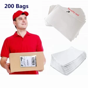 200 6" x 9" Clear Adhesive Top Loading Packing List Shipping Label Envelopes Bag - Picture 1 of 8
