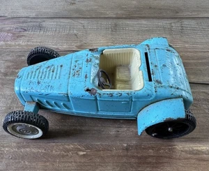 Nylint Toys Ford Turquoise Hot Rod Jalopy Roadster Coupe Car Pressed Steel 1960s - Bild 1 von 20