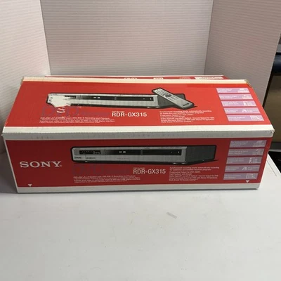 Reproductor y grabadora de DVD Sony RDR-GX315 - Sin control remoto - PROBADO FUNCIONA con caja Foto 1 de 4
