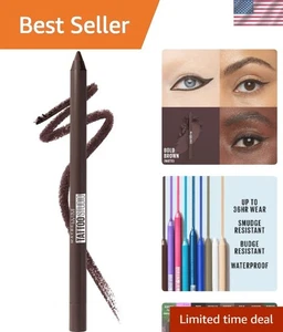 Matita Eyeliner, Matita Eyeliner Marrone Longwear - Impermeabile, Affilabile e - Foto 1 di 9