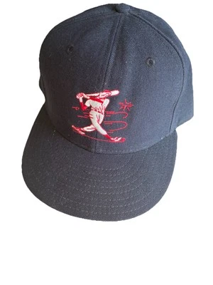 New Era 5950 Pro Model Fitted Baseball Hat Wool 7 1/8 Made In USA vtg - Image 1 of 4