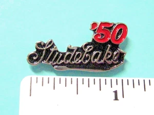 '50  1950 STUDEBAKER   script - hat  pin , lapel pin , tie tac GIFT BOXED - Picture 1 of 5