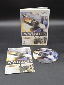 WWII Aces (Nintendo Wii, 2008) Complete With Manual - Tested - Picture 1 of 7