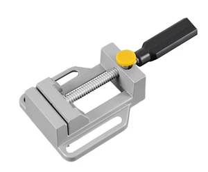 Aluminum Alloy Bench Vise Flat-Jaw Bench Vise Compact Bench Clamp for Household - Picture 1 of 16
