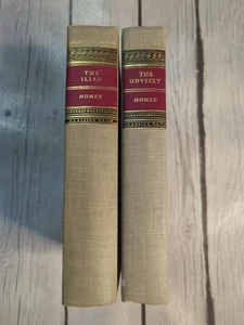 Lot of 2 The Iliad, the Odyssey of Homer, Walter J Black - Clothbound Hardcover - Imagen 1 de 8