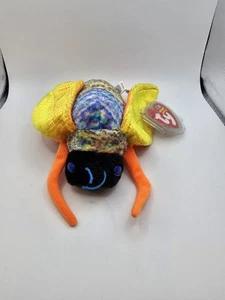 2002 Ty Beanie Baby Twitterbug the Cicada Tagged w/ Tag Protector - Foto 1 di 6