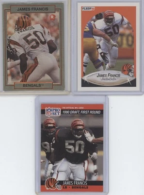 Lot of 19 Different James Francis Football Cards - Image 1 of 4