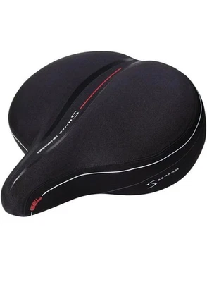 Седло Serfas CRS-1 Super Cruiser суперширокое удобное сиденье с реактивным гелем - Изображение 1 из 4