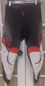 MSR Axxis Motorcycle Motocross Riding Pants -Black w/Red and White -Mens Size 36 - Bild 1 von 11