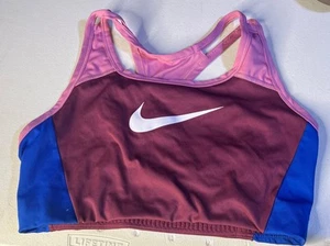 Nike Dri Fit Racerback Sports Bra Women's Size XL Multi Color - Picture 1 of 4