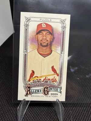 Мини-карта 2025 Allen & Ginter Albert Pujols EXT. SSP #396 - Изображение 1 из 2