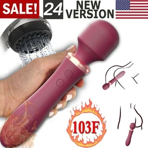 Vibrater Massager Wand Personal Hand Held Powerful Waterproof for Women Soft USA - Picture 1 of 8