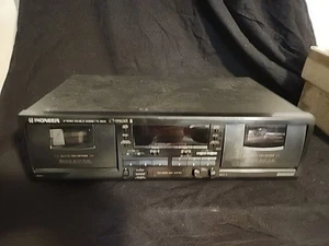 Pioneer CT-W404R Doppia Cassetta, Auto Reverse, Dolby B&C, HX Pro, Funzionante - Foto 1 di 3
