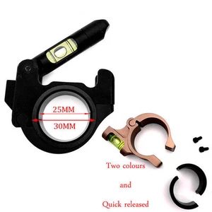 Tubos para mira telescópica de 25,4/30 mm montaje de nivel de espíritu burbuja para accesorios de caza - Imagen 1 de 10