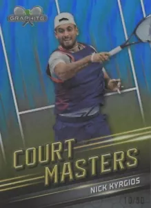 Topps 2024 Graphite Tennis Nick Kyrgios Court Masters Parallel Refractor /50 - Bild 1 von 3
