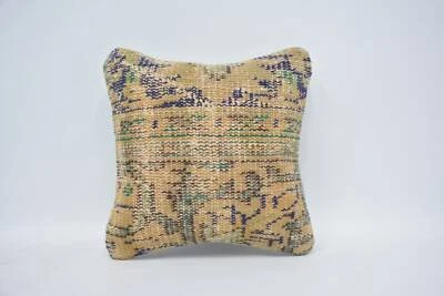 14"x14" Beige Cushion Cover, Boho Pillow, Gift Pillow, Home Decor Pillow - Image 1 of 4
