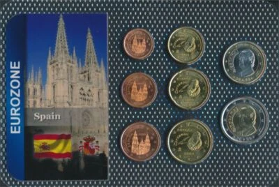 Coins Espagne 2009 Fleur de coin Séries de monnaies 2009 1 cent jus (10678718 - Photo 1/2