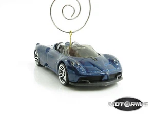 2017 '17 Pagani Huayra Roadster Cabrio blau Auto Weihnachtsbaum Ornament - Bild 1 von 5