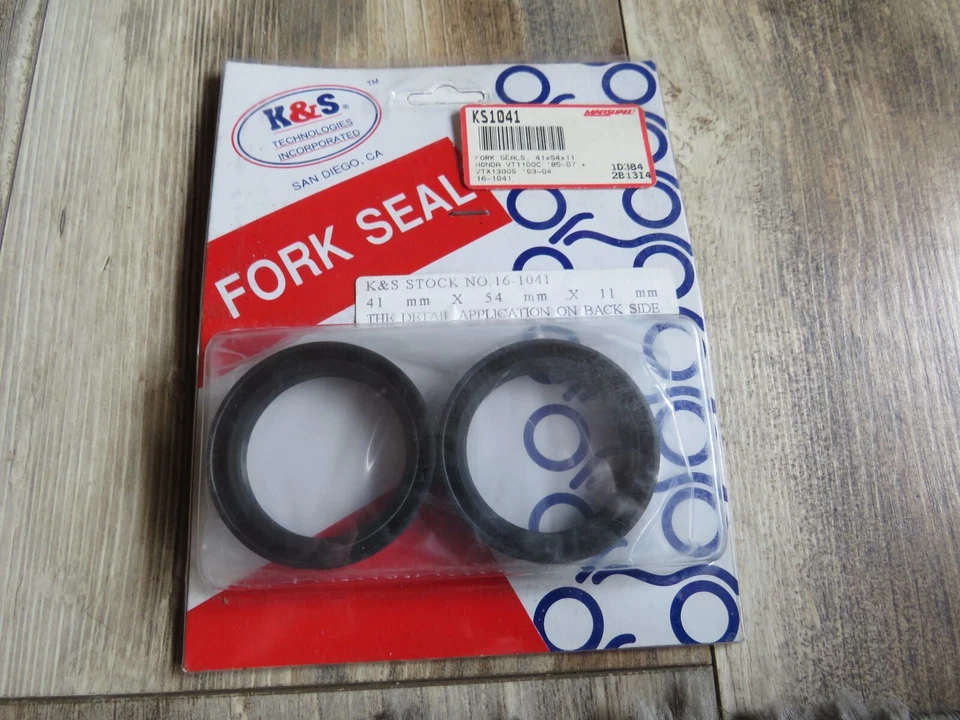 Sello de aceite para horquilla Harley K&S Technologies 16-1041 41 mm x 54 mm x 11 mm Kawasaki OM22 Foto 1 de 2