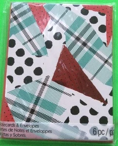 STUDIO 18 ABSTRACT DESIGN NOTE CARDS 6-PC & ENVELOPES NIP! - Picture 1 of 5
