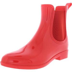 INC Womens Raelynn Vinyl Ankle Cold Weather Rain Boots Shoes BHFO 6865