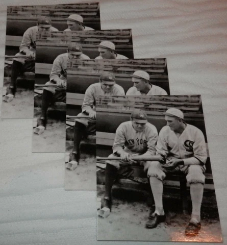 Babe Ruth Joe Jackson New York Yankees Chicago White Sox Postcard Set of 4ct Cover