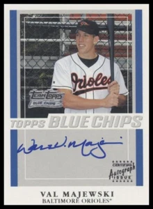 #TT-VM Val Majewski 2003 Topps Auto Blue Chips Autographs - Picture 1 of 2