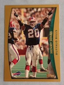 1998 Topps Henry Jones Front Wrong Back Printing Error #261 Tony Martin on Back - Picture 1 of 3