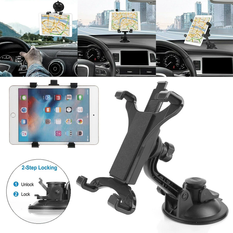 Car windshield Mount Holder Stand For Samsung Galaxy Tab A9/A8/A7/A7 Lite Tablet - Image 1 of 4