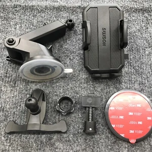 Upgraded 3-In-1 Car Phone Holder Mount [Powerful Suction] Phone Mount for Car Da - Photo 1 sur 14