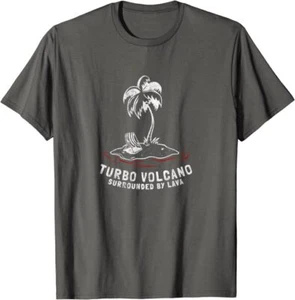 Turbo Volcano “Surrounded by Lava” Vintage Beach T-Shirt *NEW 10 Colors* - Picture 1 of 11