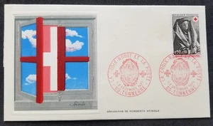 [SJ] France Red Cross Sepulcher Of Tonnerre 1973 (FDC) *see scan - Picture 1 of 7