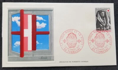 [SJ] France Red Cross Sepulcher Of Tonnerre 1973 (FDC) *see scan - Image 1 of 4