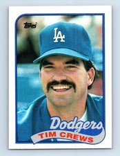 1989 Topps Tim Crews Los Angeles Dodgers #22