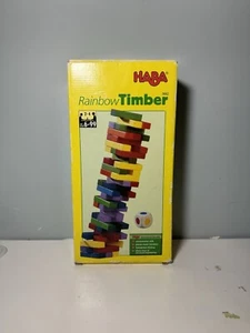 Vintage 1993 Haba 0662 Rainbow Timber Complete Excellent Building Block Set - Picture 1 of 11