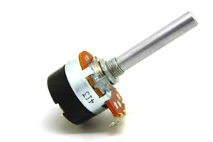 ALPHA SPST SWITCH POTENTIOMETER 1M MEG LOG/AUDIO TAPER FOR ANTIQUE OLD RADIO - Bild 1 von 1