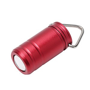 Mini Pocket XPE LED Flashlight Torch Keychain Light Lamp Hiking Camping Work Red