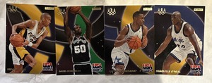 Reggie Miller Shaquille O'Neal David Robinson Anfernee Hardaway 1996 Skybox USA