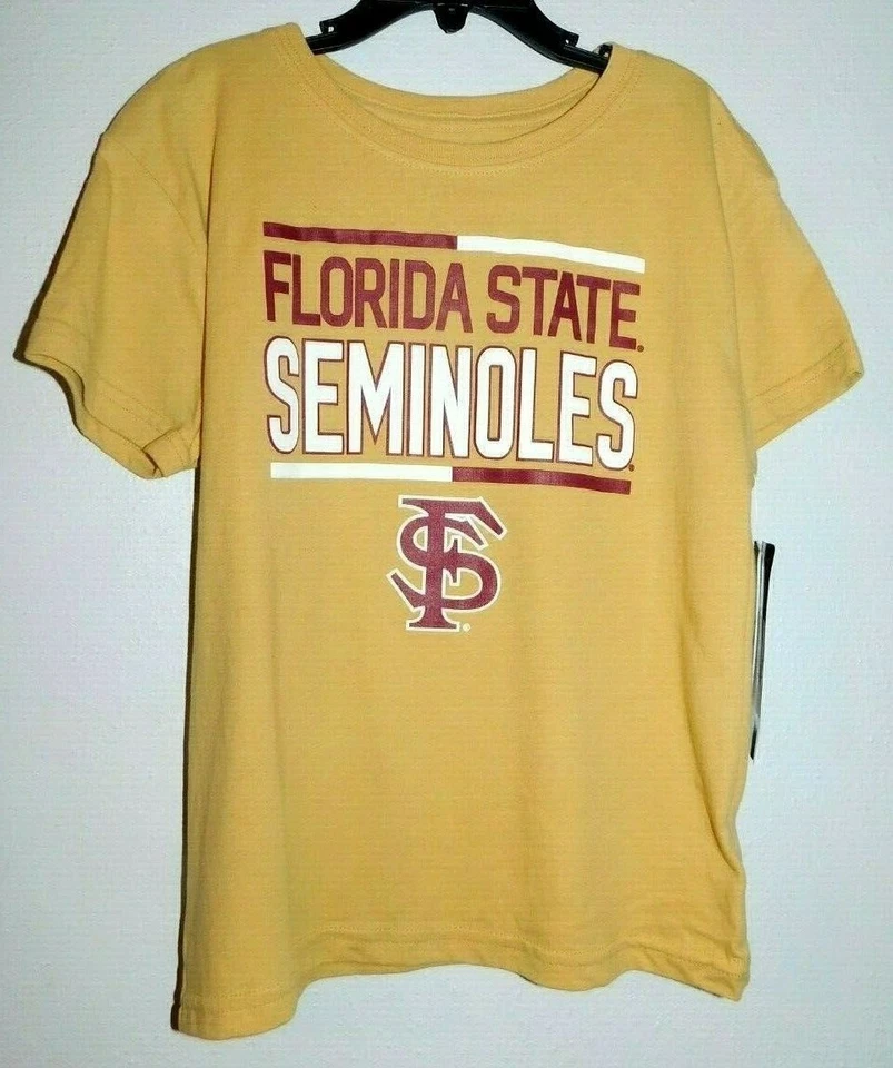 Camiseta grande para niña Florida State Seminoles, dorada Foto 1 de 1