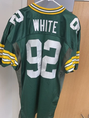 Vintage REGGIE WHITE Green Bay Packers Gerry Cosby NFL Pro Cut Jersey Sz XXL EUC Cover