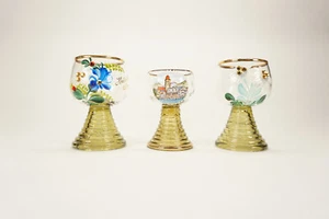 3x Andenken Souvenir Glas Likör Römer St Wolfgang Großglockner Heiligenblut - Bild 1 von 9