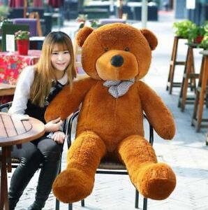 80CM - 200CM Giant Teddy Bear Unstuffed Empty Bearskin Soft Big Large Plush Toy