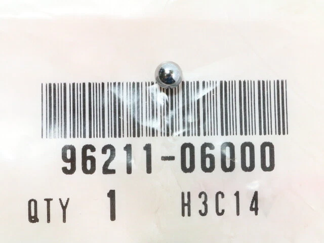 Honda Bola de Acero 4,76mm 3/16 Pulgadas Rodamientos Dirección Hierro Head - Imagen 1 de 1